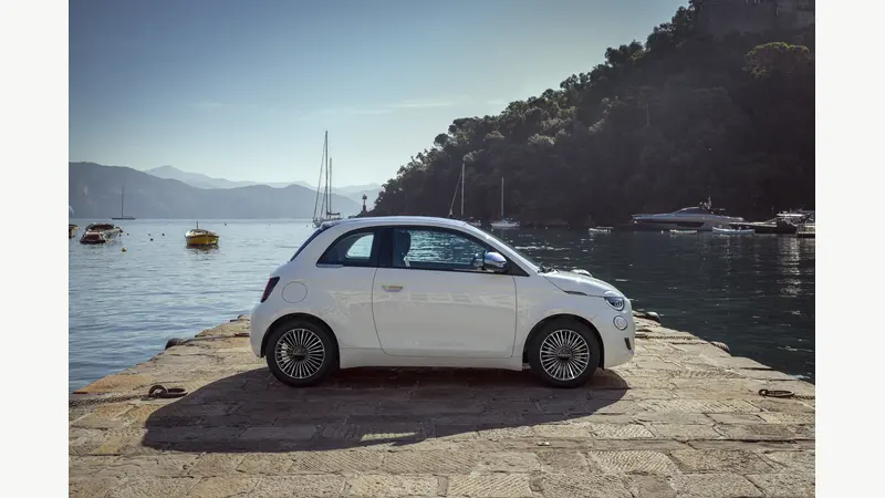 Außenansicht des Fiat 500 Cabrio