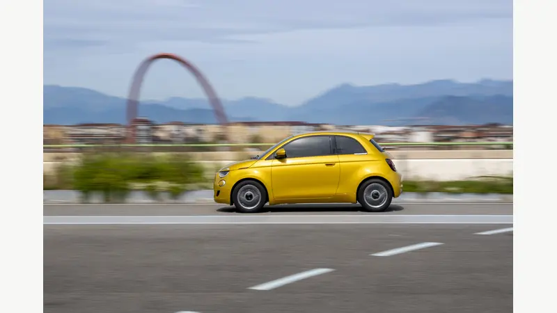 Außenansicht des Fiat 500