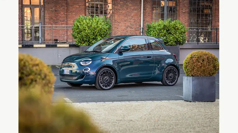 Außenansicht des Fiat 500e
