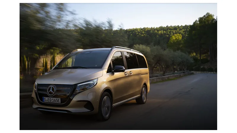 Außenansicht des Mercedes-Benz EQV