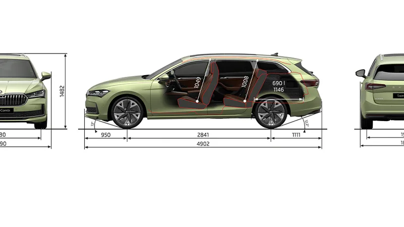 Škoda Superb Combi exterior