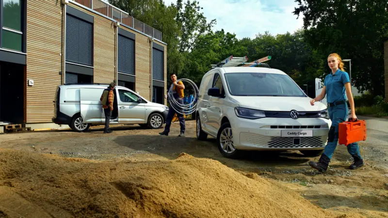 Außenansicht des Volkswagen Caddy Cargo